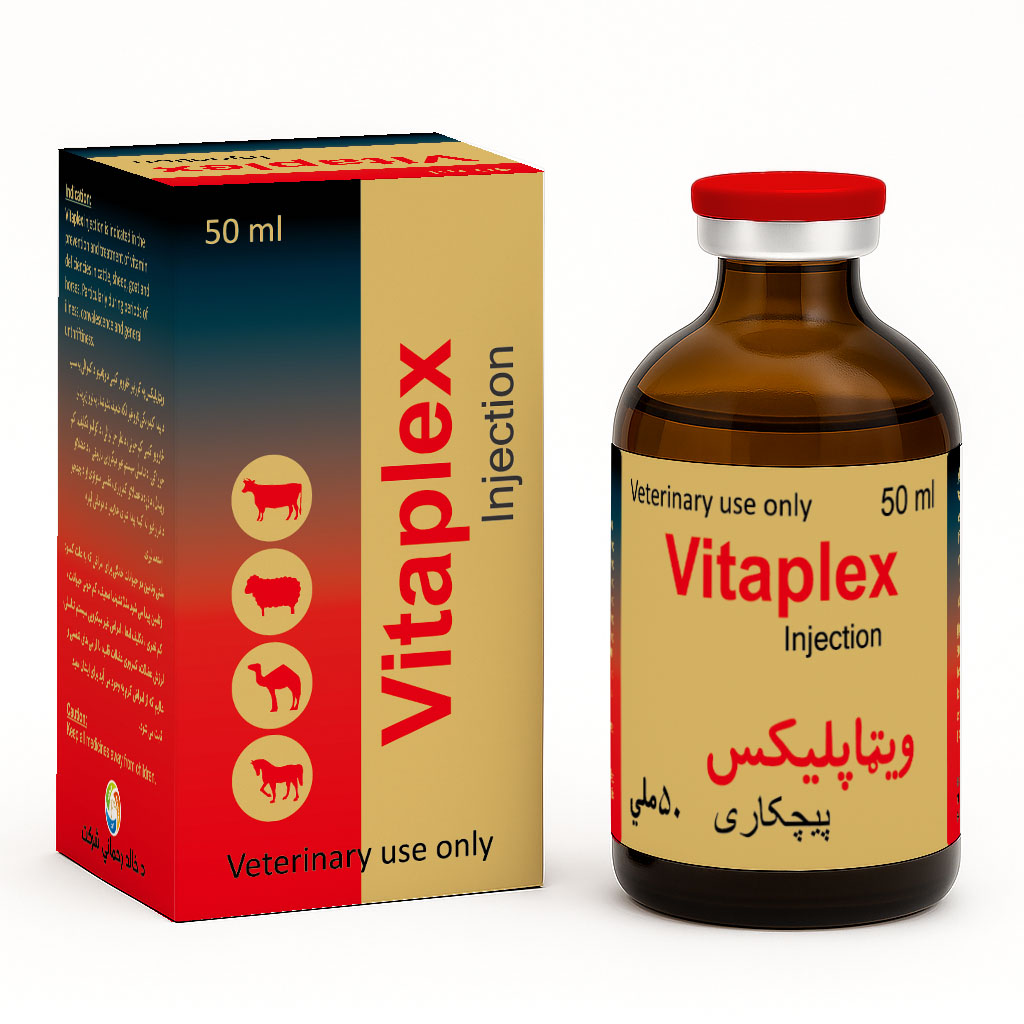 Vitaplex 50 ml injection-bottle-box