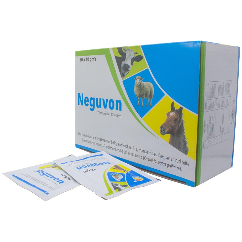 Neguvon Powder big box and Sachets.