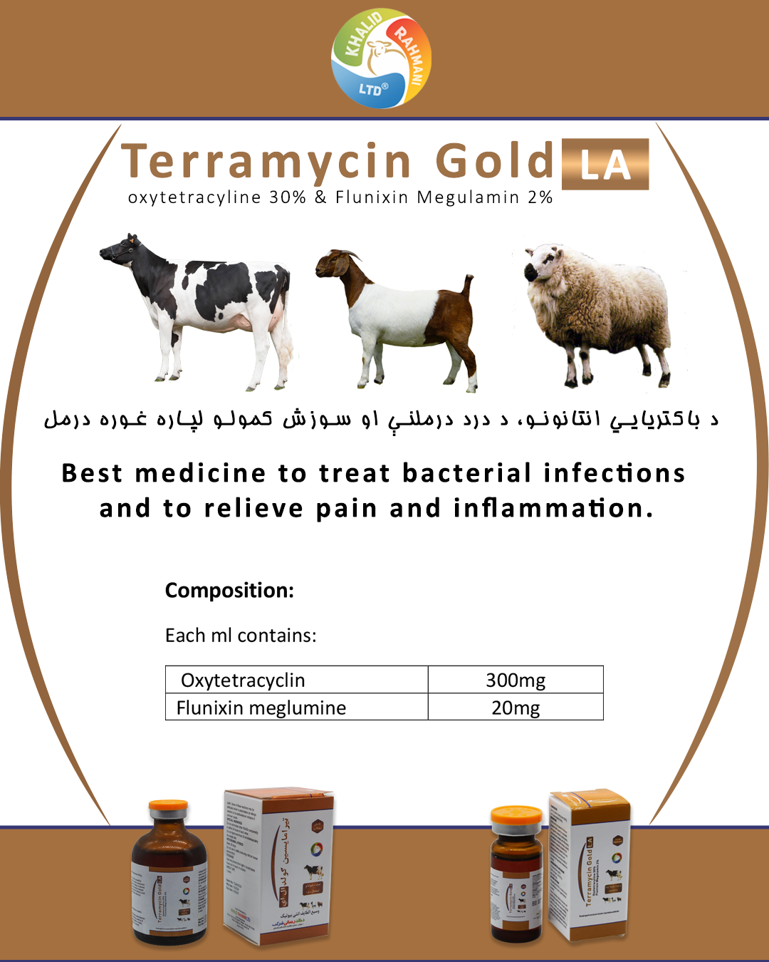 Terramycin Gold LA Poster